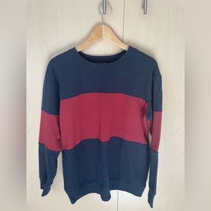 Velvet Heart Burgundy/Navy Sweatshirt